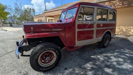 1947 Willys Overland Station Wagon — exterior of the exact listed vehicle