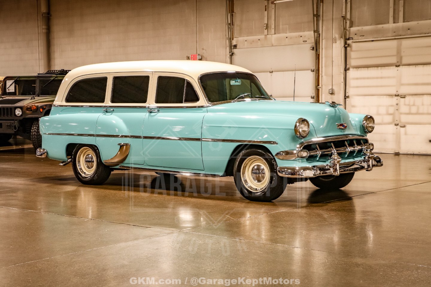 1954 Chevrolet 210 Station Wagon — exterior of the exact listed vehicle