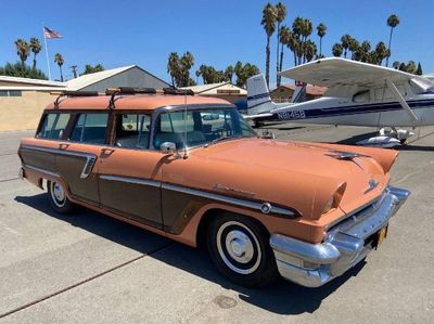 1956 Mercury Monterey Station Wagon — exterior of the exact listed vehicle