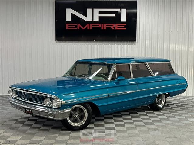1964 Ford Country Squire — exterior of the exact listed vehicle