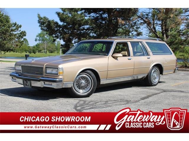 1987 Chevrolet Caprice Classic Station Wagon — exterior of the exact listed vehicle