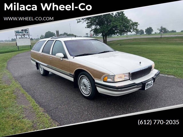 1993 Buick Roadmaster Estate — exterior of the exact listed vehicle