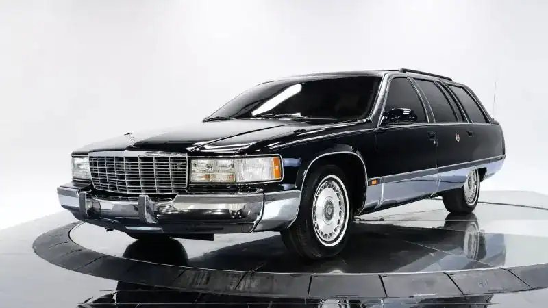 1995 Cadillac Fleetwood Custom Wagon — exterior of the exact listed vehicle