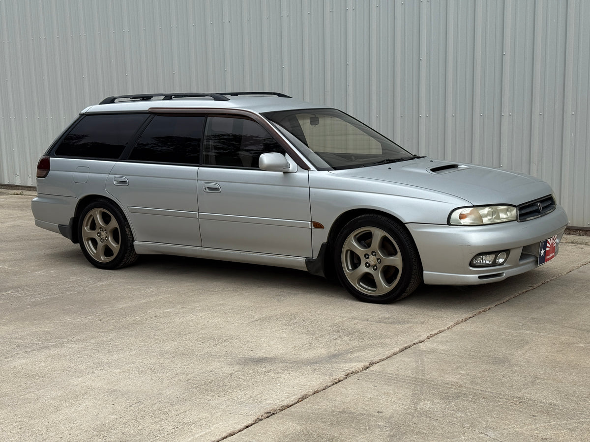 1996 Subaru Legacy GT-B Twin Turbo 5MT — exterior of the exact listed vehicle