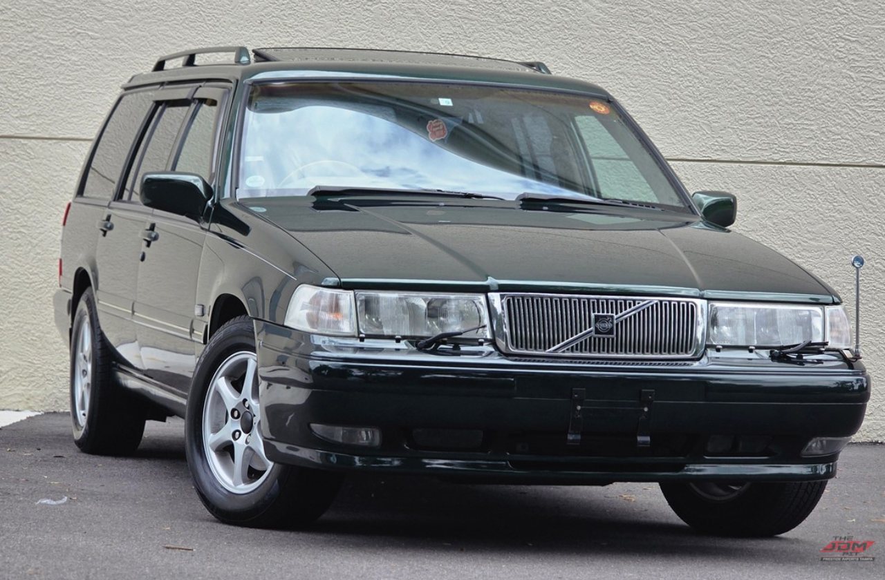 1998 Volvo V90 Classic Wagon — JDM RHD — exterior of the exact listed vehicle