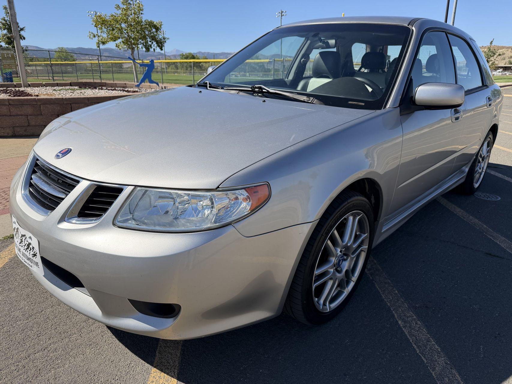 2005 Saab 9-2X Linear 5-Speed — exterior of the exact listed vehicle