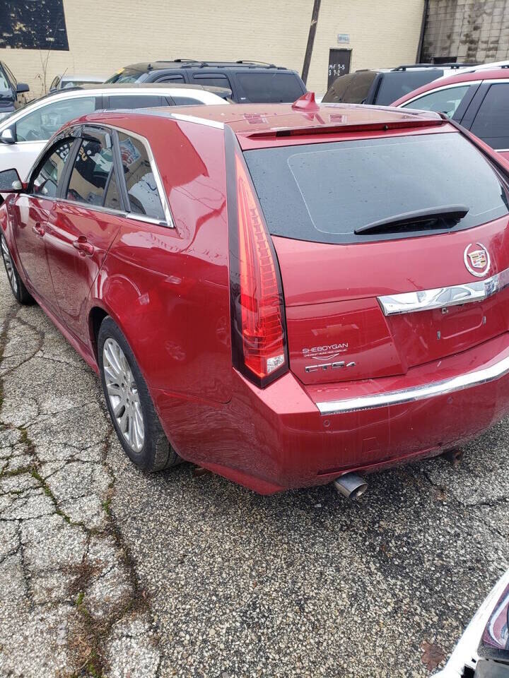 2010 Cadillac CTS 3.6L Premium Wagon — exterior of the exact listed vehicle