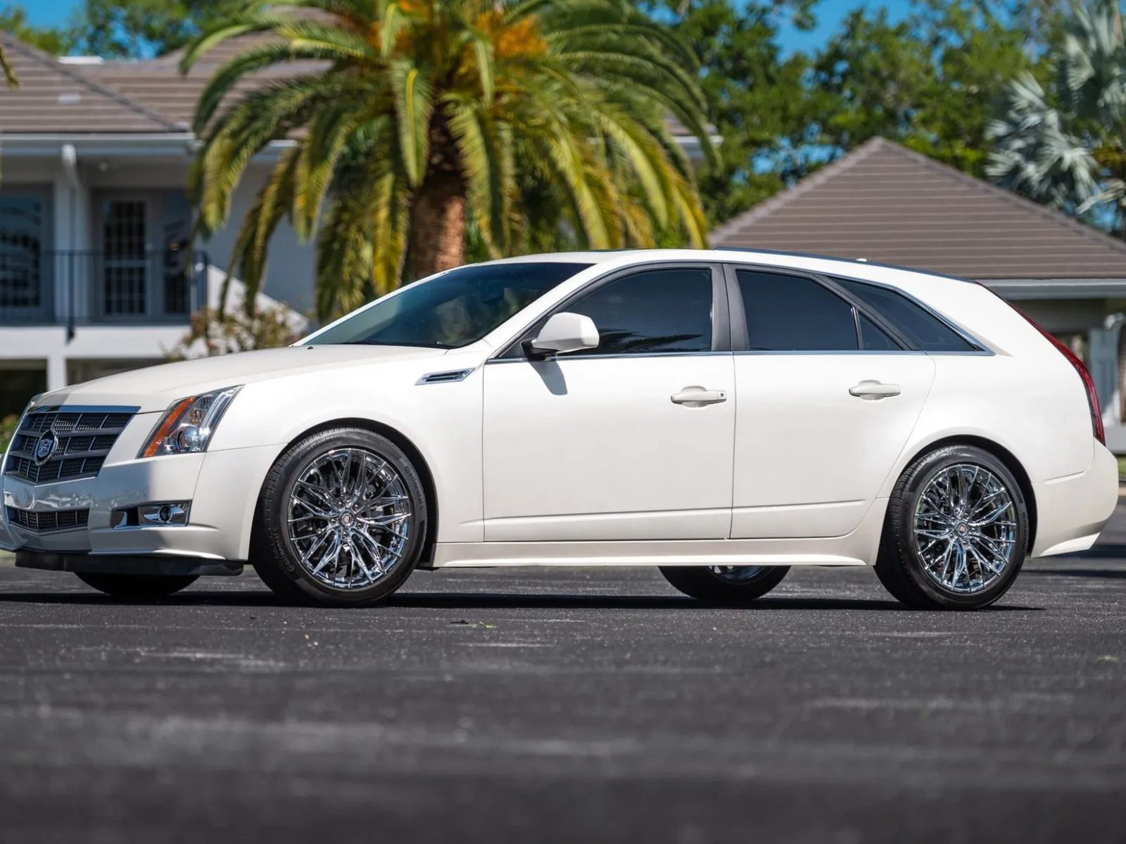 2010 Cadillac CTS Sport Wagon Premium — exterior of the exact listed vehicle