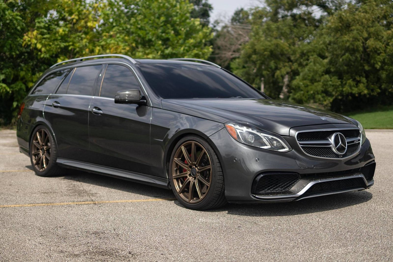 2014 Mercedes-Benz E63 S AMG Wagon — exterior of the exact listed vehicle