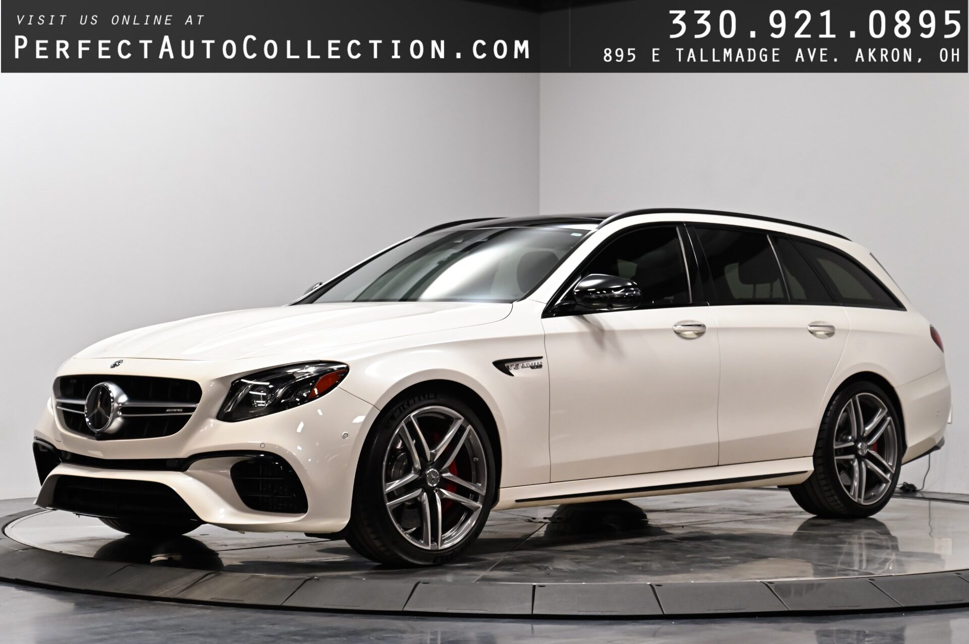 2018 Mercedes-AMG E63 S Wagon — exterior of the exact listed vehicle
