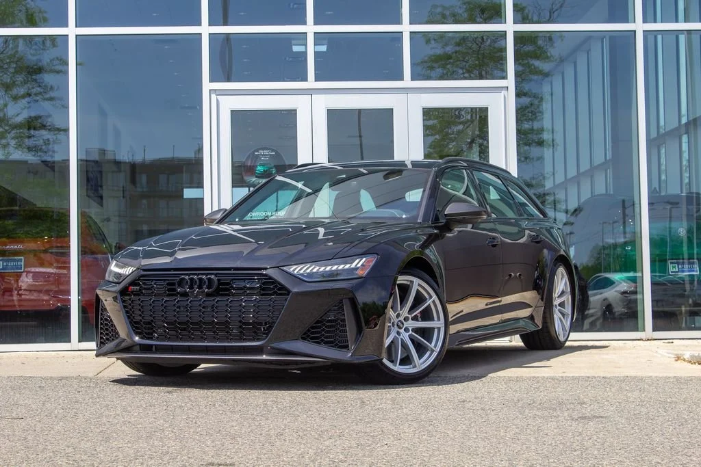 2024 Audi RS 6 Avant performance — exterior of the exact listed vehicle