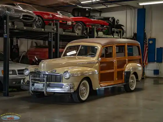 1947 Mercury Eight Woodie Wagon — exact listed vehicle