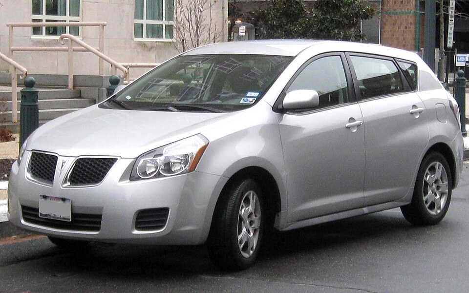 Pontiac Vibe — illustrative model photo